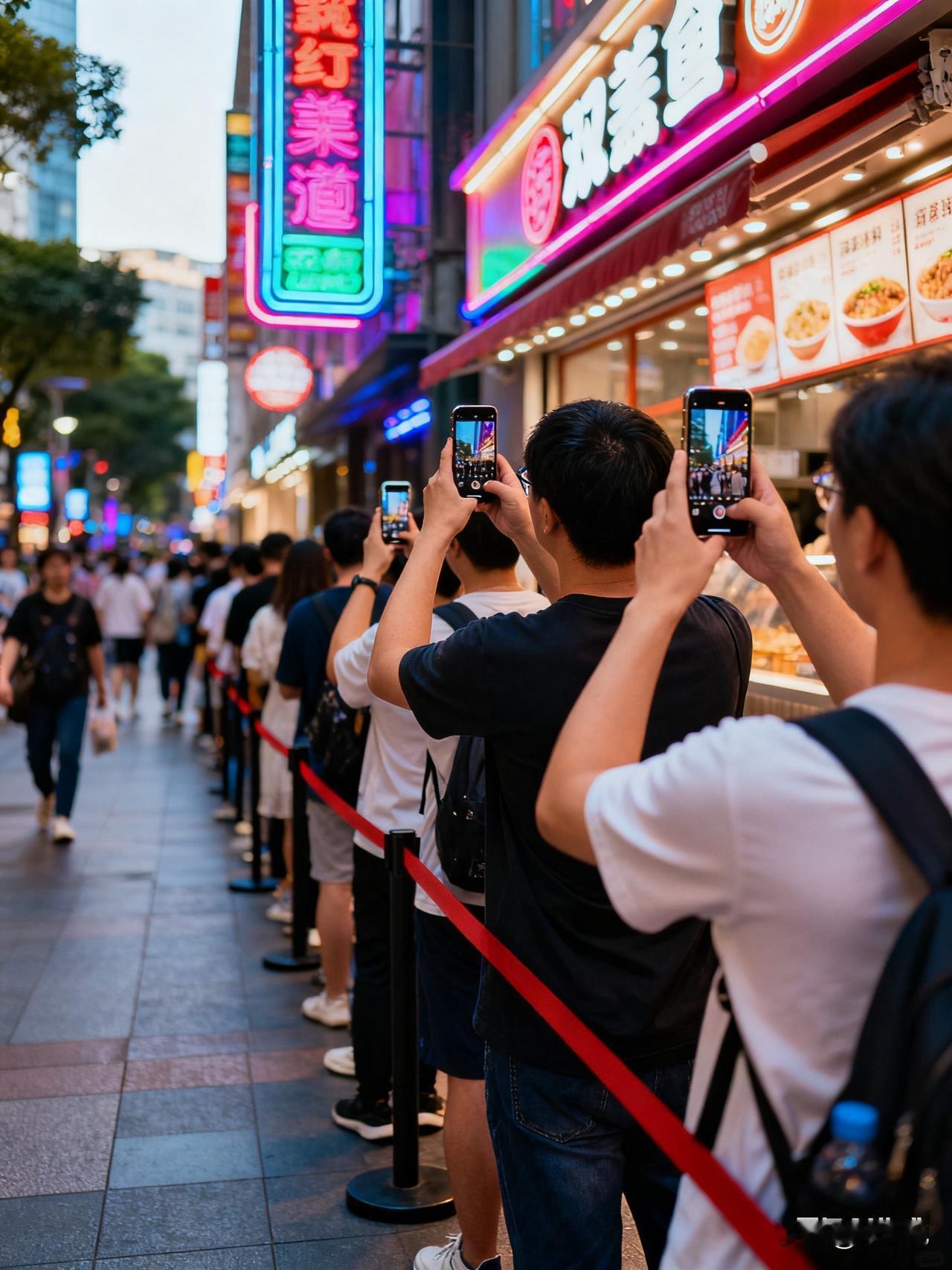 [微风][彩虹]你会为了网红美食专程打卡吗？不会，人生海海，有太多有意义的事情需