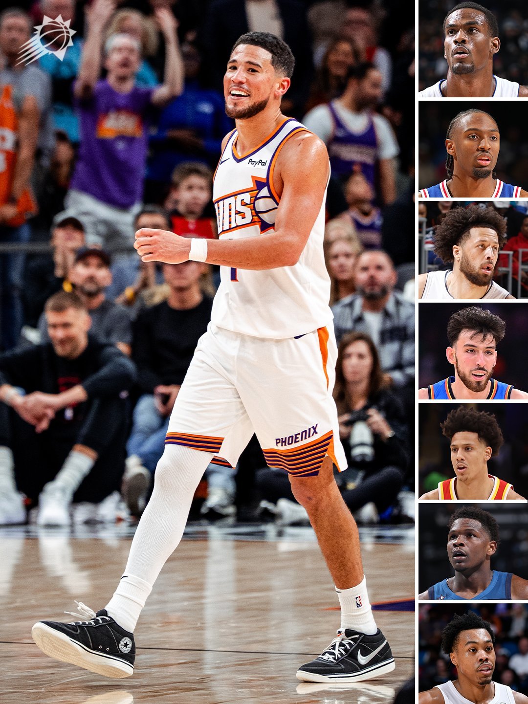 布克所属的全明星队出来啦⭐菲尼克斯太阳 | 旭日东升 | 2026nba全明星阵