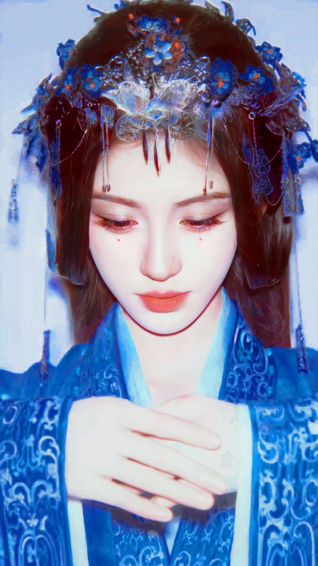 修图产出基地 鞠婧祎文字控底图原图：