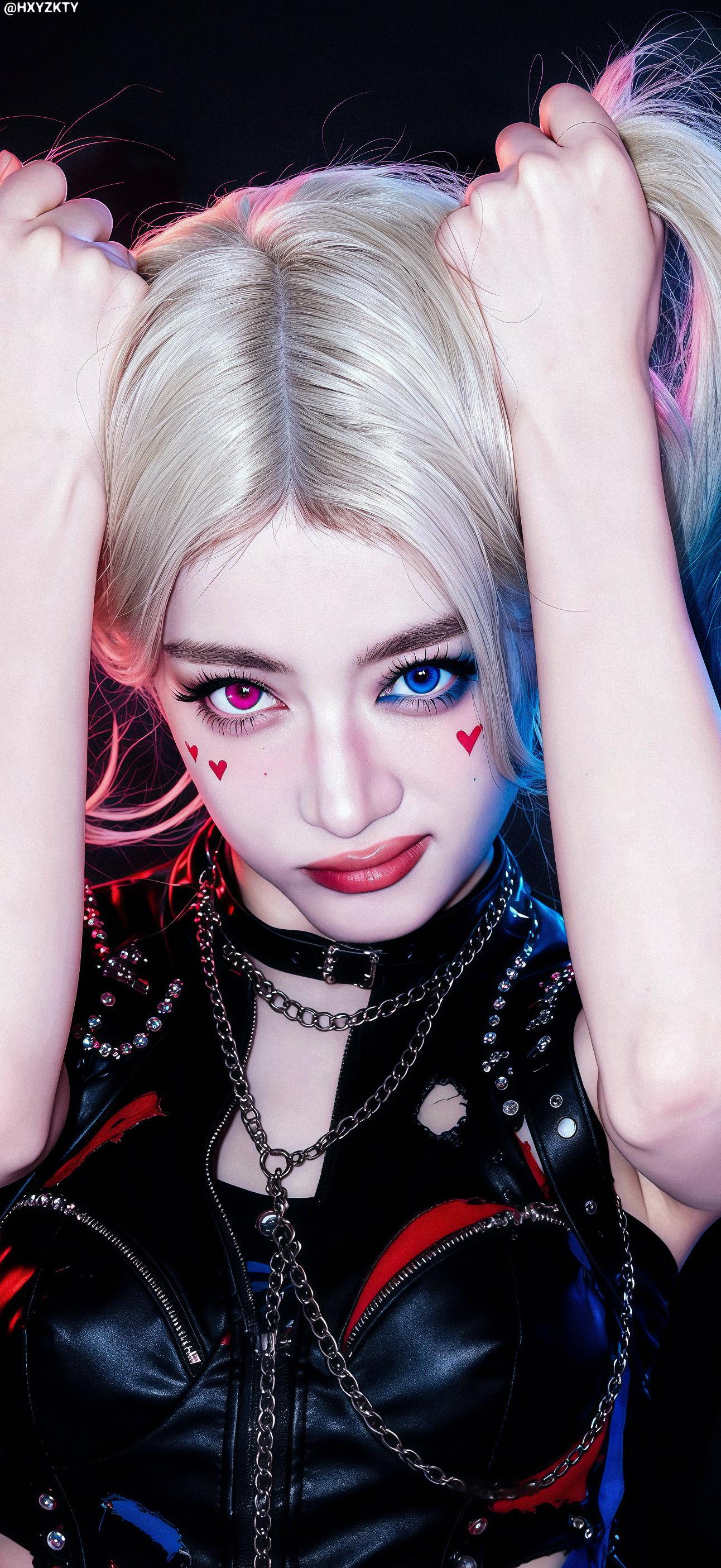 小丑女Harley Quinn❤️💙迪丽热巴立白全球品牌代言人|迪丽热巴虽然不