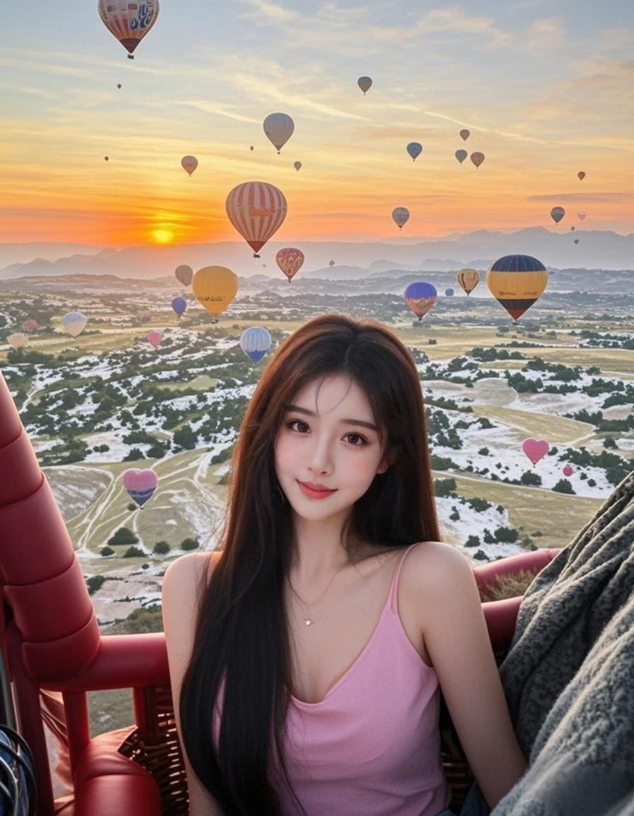 热气球之约 原来ai写真可以这么美 人生总得有一套ai写真吧 谁拍谁好...