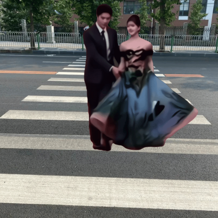 赵露思:绿灯，快点，马上吃饭了