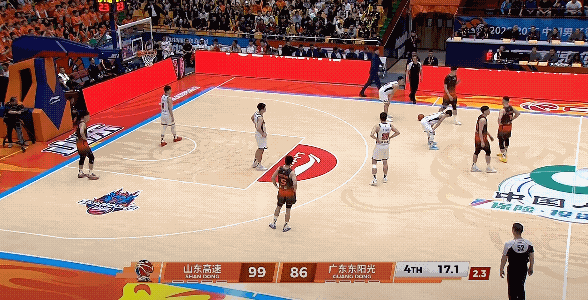 山东男篮主场99：86击败广东男篮，真的难以置信，上一场30分惨败宁波，今天主场