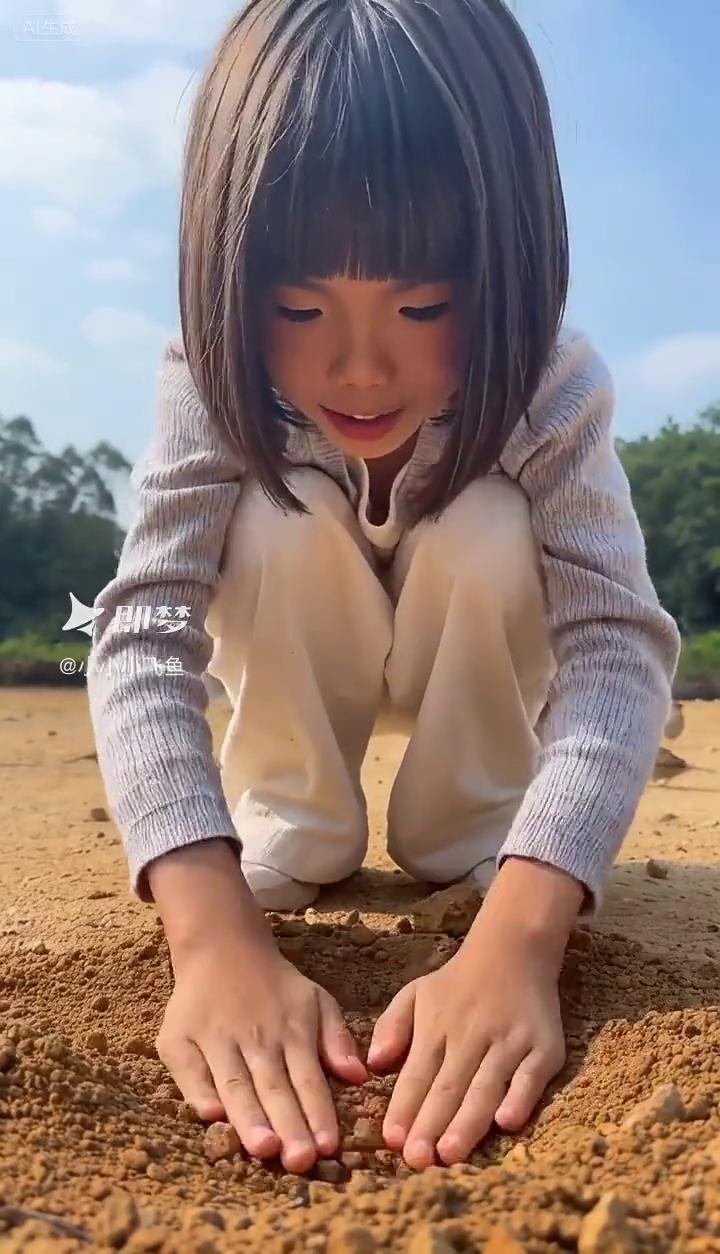 妈妈说种瓜得瓜，种钱应该得更多钱。发财了，我要种满整个后山。