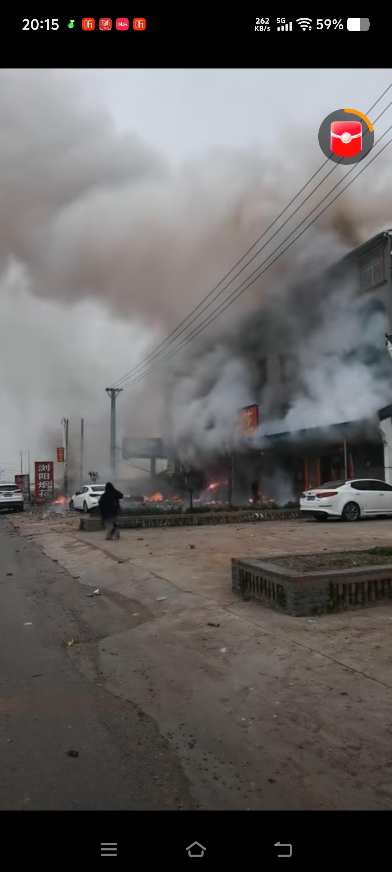 惨剧发生在今天下午，2026年正月初二湖北省襄阳市宜城市郑集镇，一家烟花爆竹店发