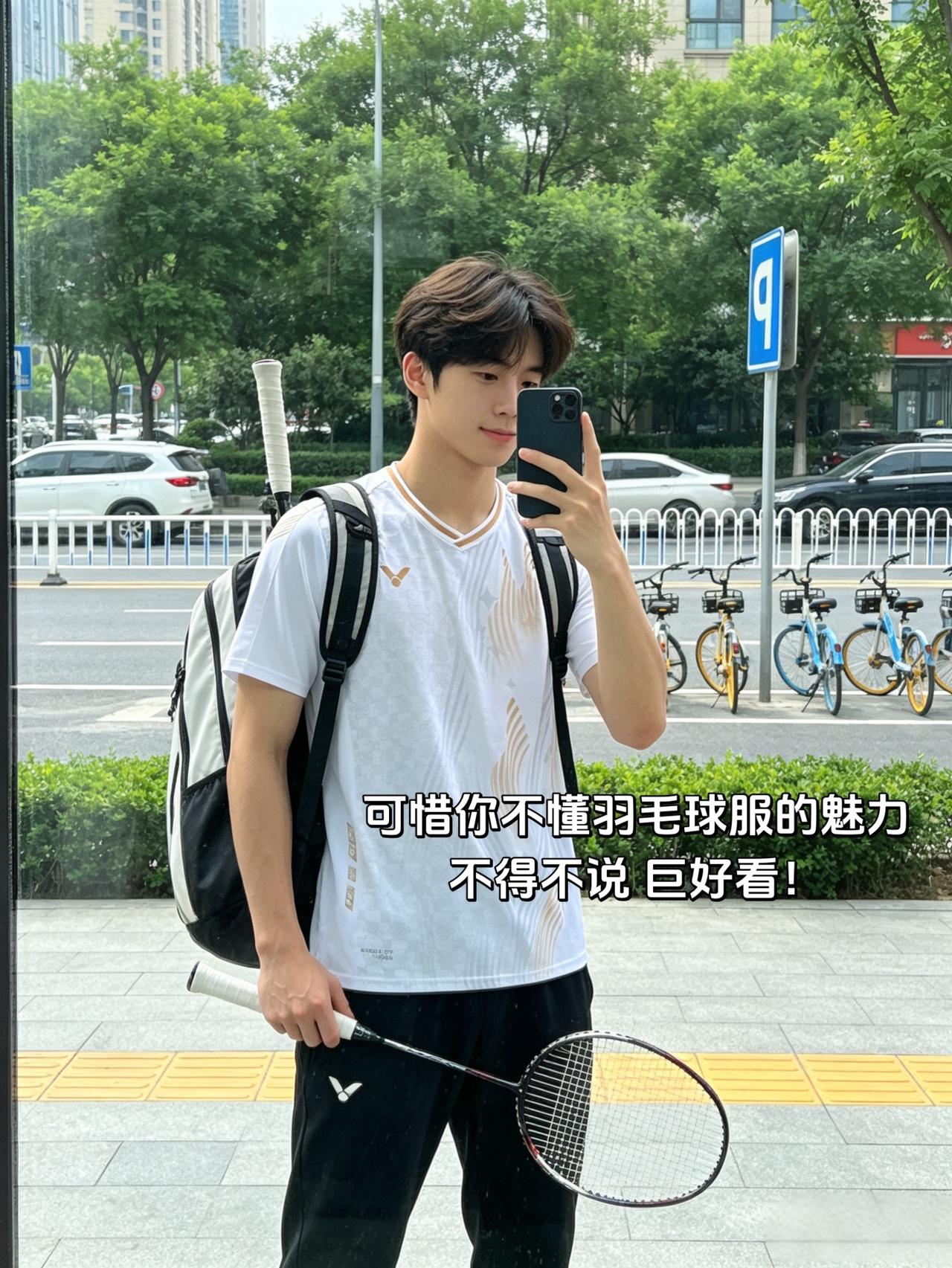 可惜你不懂羽毛球服的魅力
不得不说 巨好看！