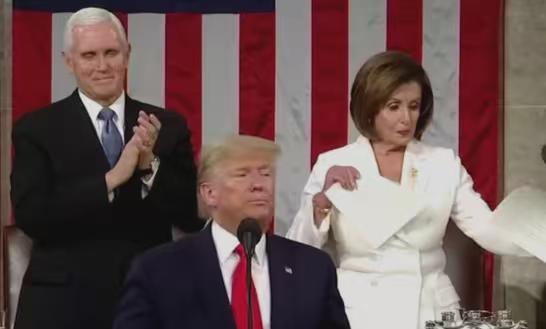 美国总统特朗普就民主党前众议院议长南希·佩洛西（85岁）宣布退出政界一事表示：“
