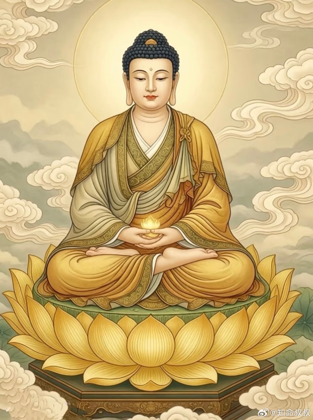 见佛祈福：诚心跪拜，祈愿岁岁安然。愿日子平平顺顺、无风浪无起伏。人缘越来越好，福