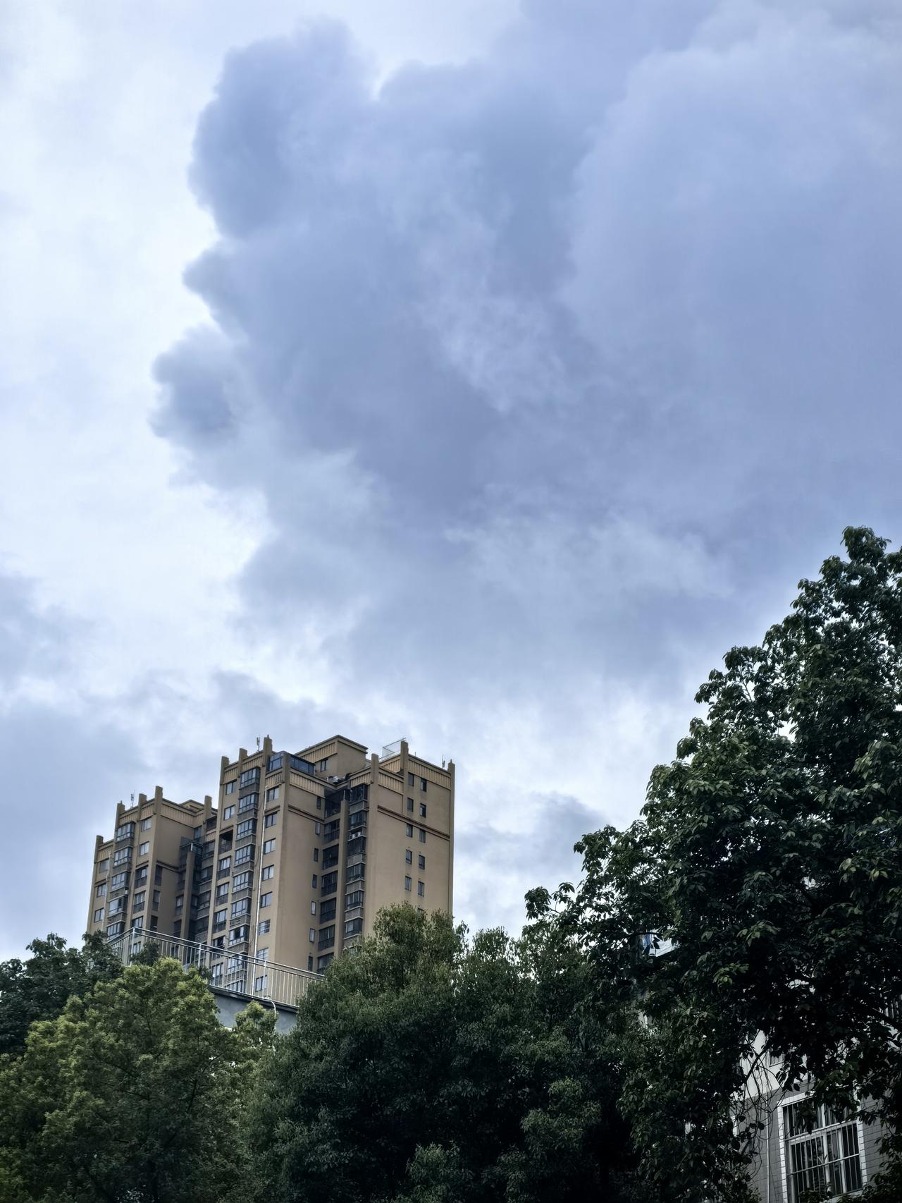 春日生活打卡季乌云的确很🌫乌，黑压压的让人很压抑，喘不过来的感觉！