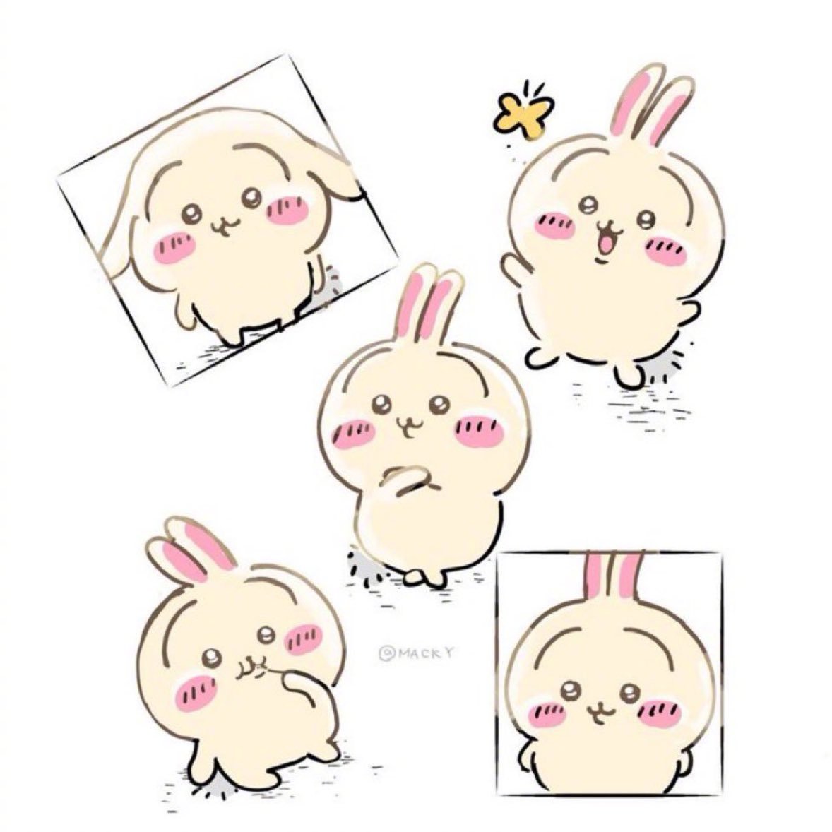 #chiikawa#  特别萌萌的乌萨奇宝宝[融化] ​​​