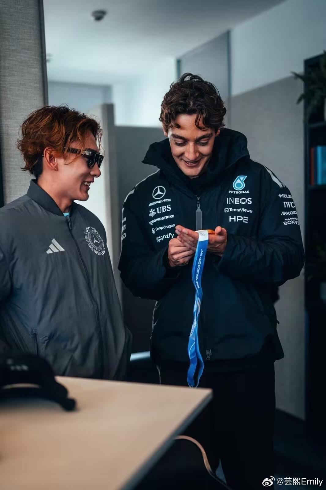 F1中国大奖赛，卡地亚品牌大使、单板滑雪世界冠军、演员苏翊鸣，佩戴卡地亚LOVE