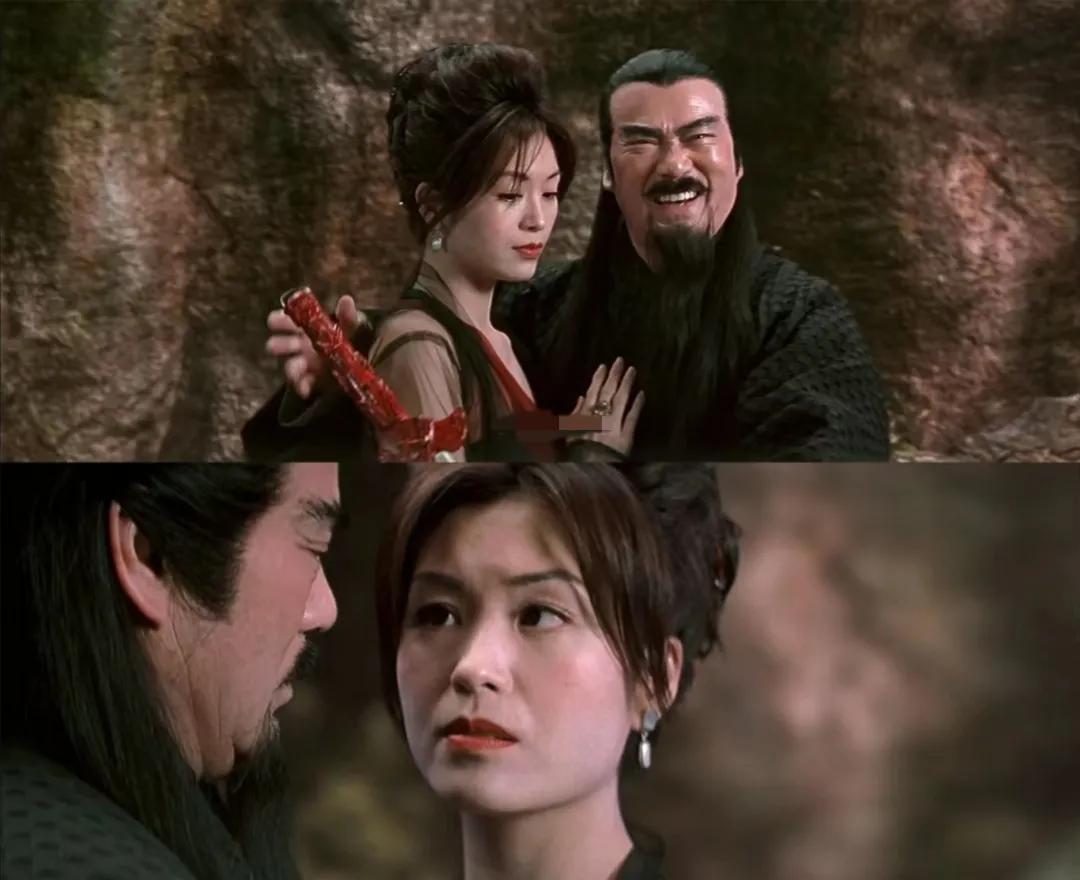 雄霸抱着的女演员好眼熟！这不是tvb女主角吗？雄霸也太猥琐了，美女与野兽啊[抓狂