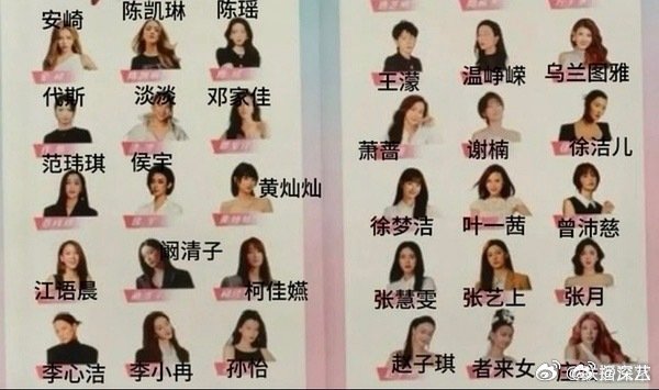 浪姐7花名册乘风2026花名册 乘风2026花名册，竟然有柯佳嬿！ 