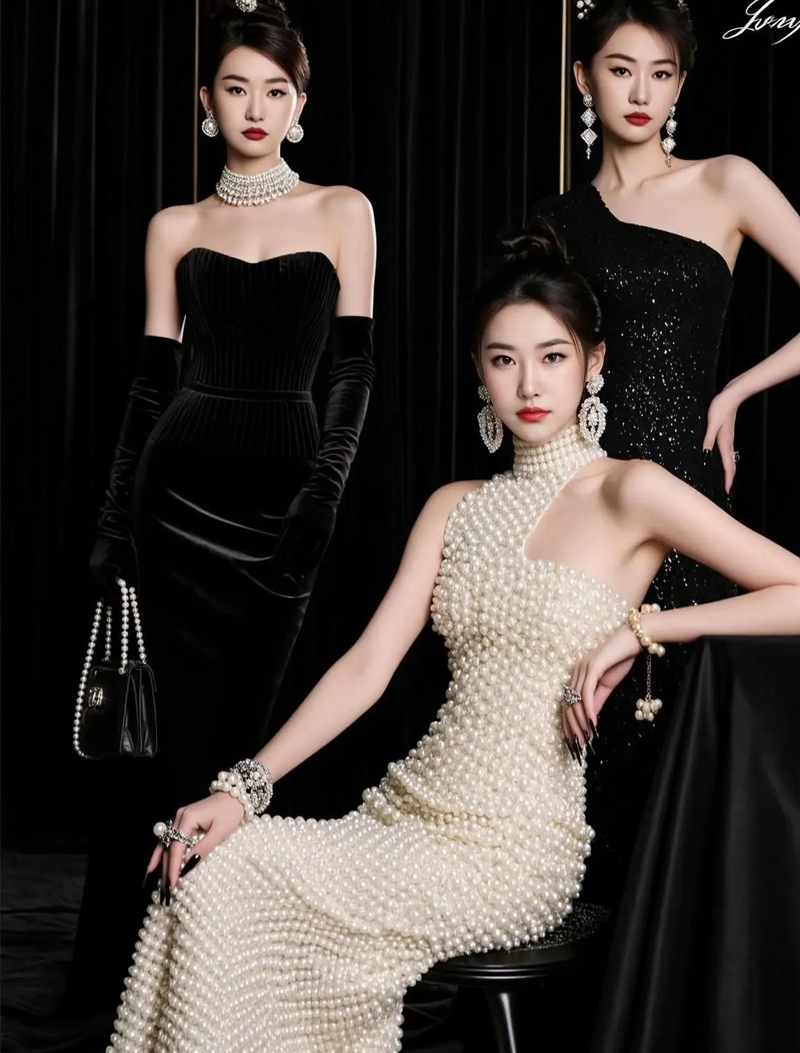 AI暗黑时尚大片 ai创作