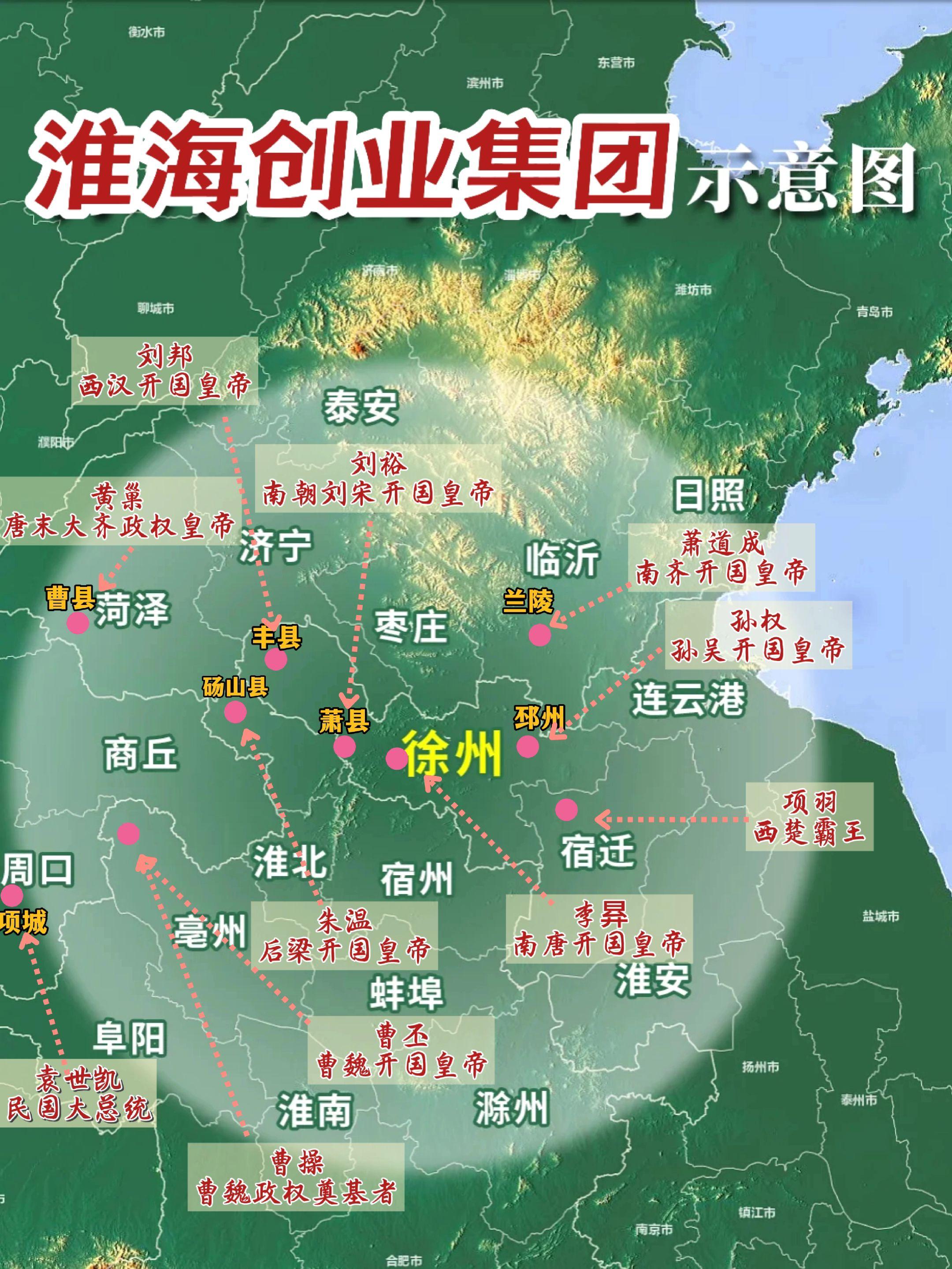 淮海地区——古代帝王之乡。淮海地区，大体处于我国苏鲁豫皖四省的交汇地带...