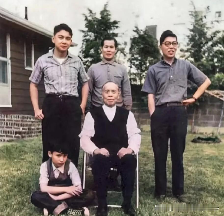1965年纽约离别合影，李宗仁毅然归国，儿孙为何没有一同回国？