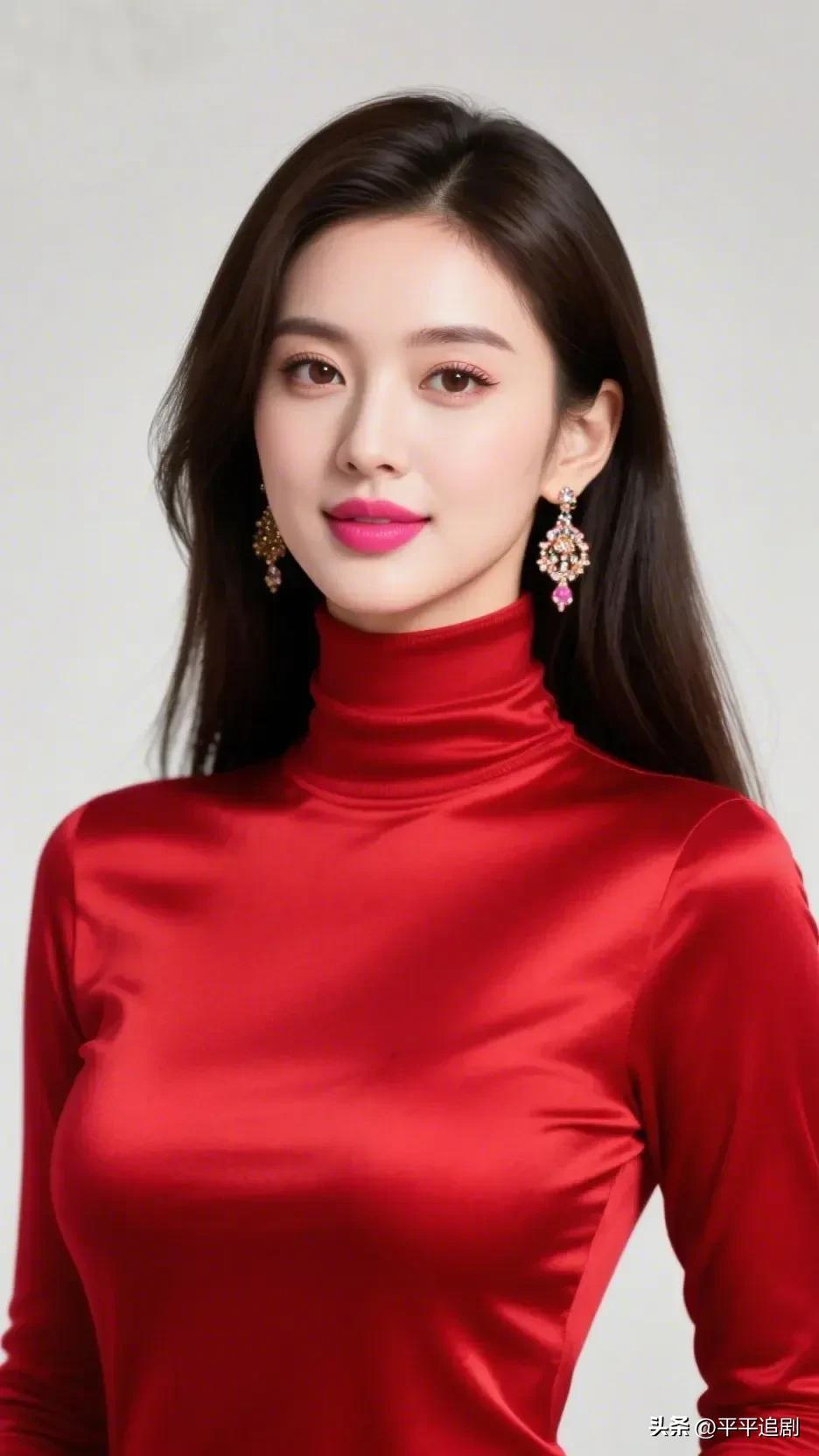 红绸裹身，流光漫溢，耳间珠翠轻摇，一眼便惊艳了时光。
中年女性精致感 女性应有的