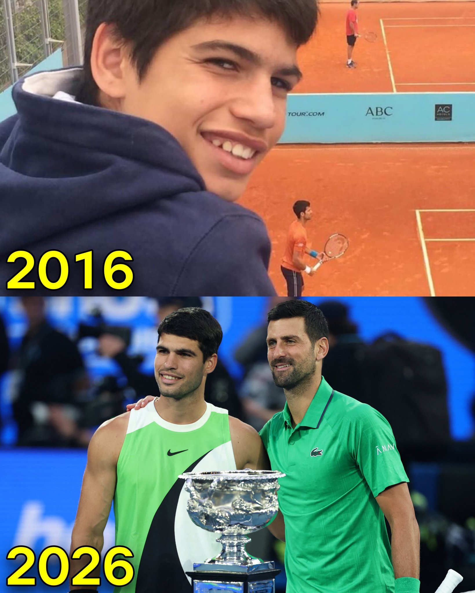 阿尔卡拉斯夺冠Hala Madrid阿卡这10年历程阿尔卡拉斯实现全满贯