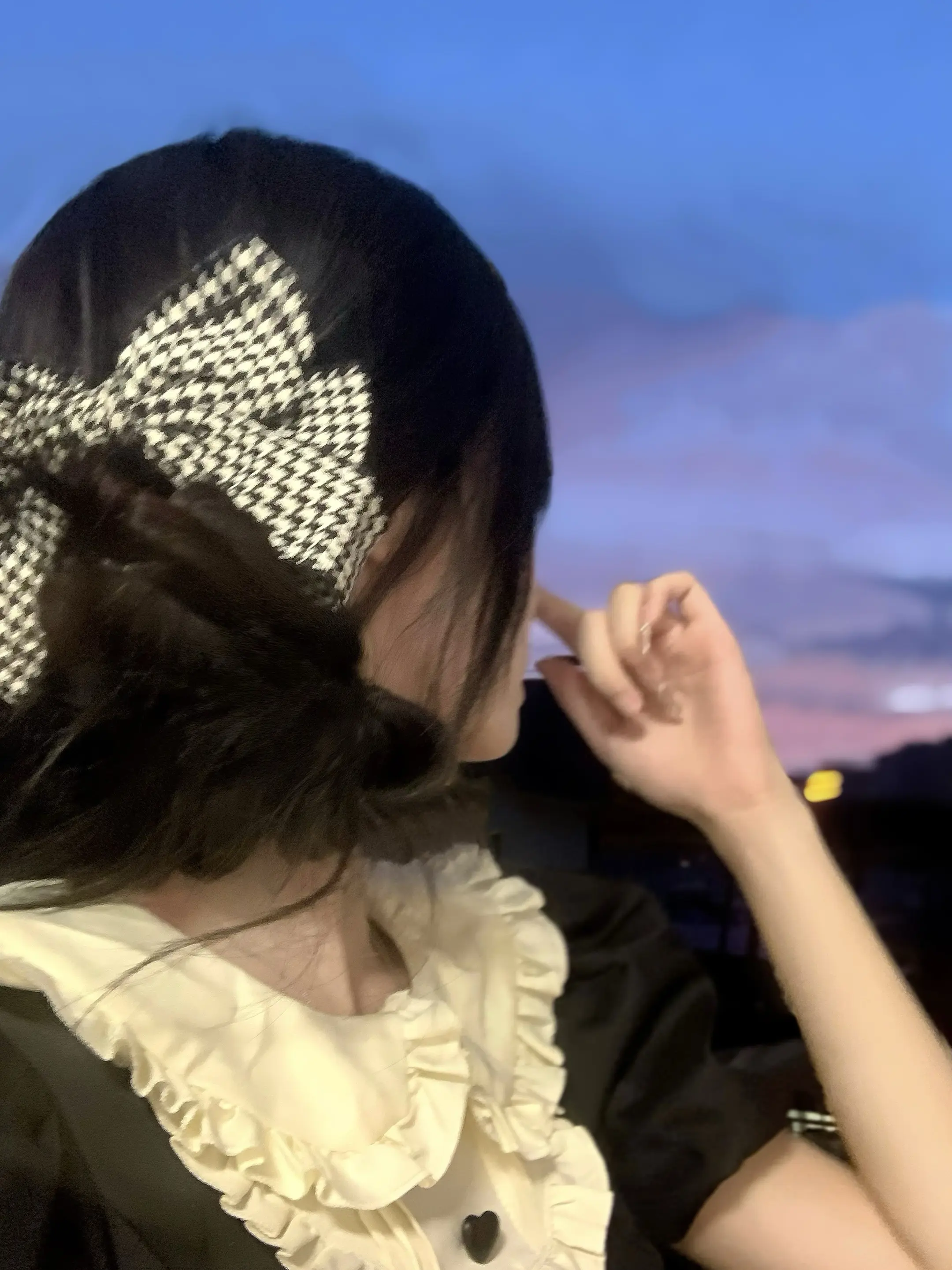 宝宝我跟你说 今天晚霞很美
