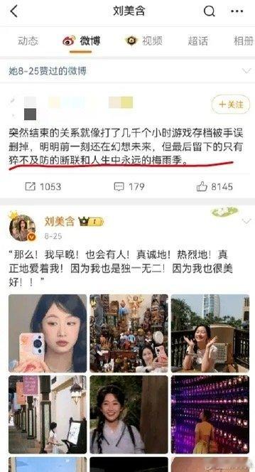 刘美含点赞断联式分手刘美含曾点赞断崖式分手 断联式分手最残忍的是，没有告别却满是