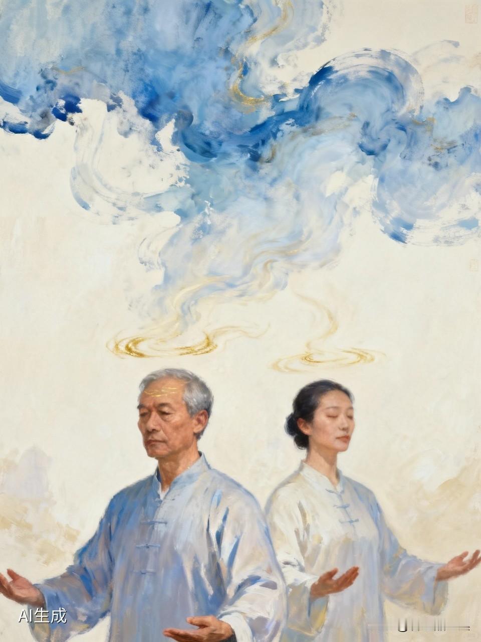 今天仍然是站桩两次，上午和晚上各一次，各30分钟，上午浑元桩，晚上无极桩，效果仍