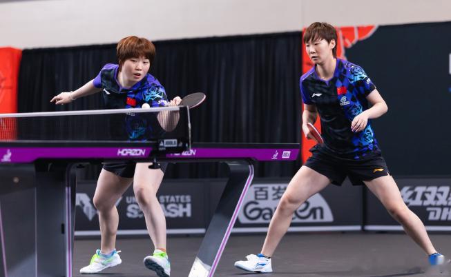 王曼昱蒯曼晋级美国大满贯决赛 稳稳晋级！WTT美国大满贯女双半决赛，国乒组合王曼
