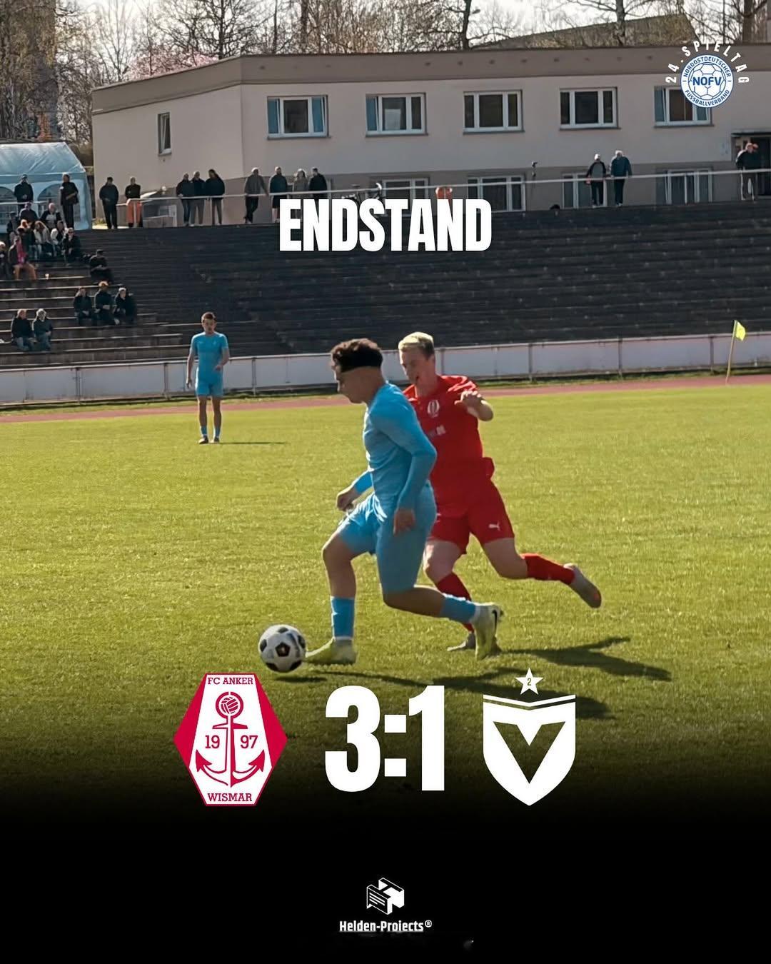 肖嘉懿【德国东北德高级联赛(5) 北区第24轮】2026年4月11日，柏林维多利