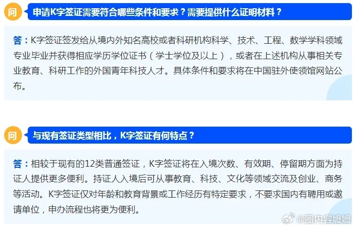 k签 K签证一出，又有一群人哭天抹泪，仿佛要抢了它的工作似的。这次美国收紧H1B