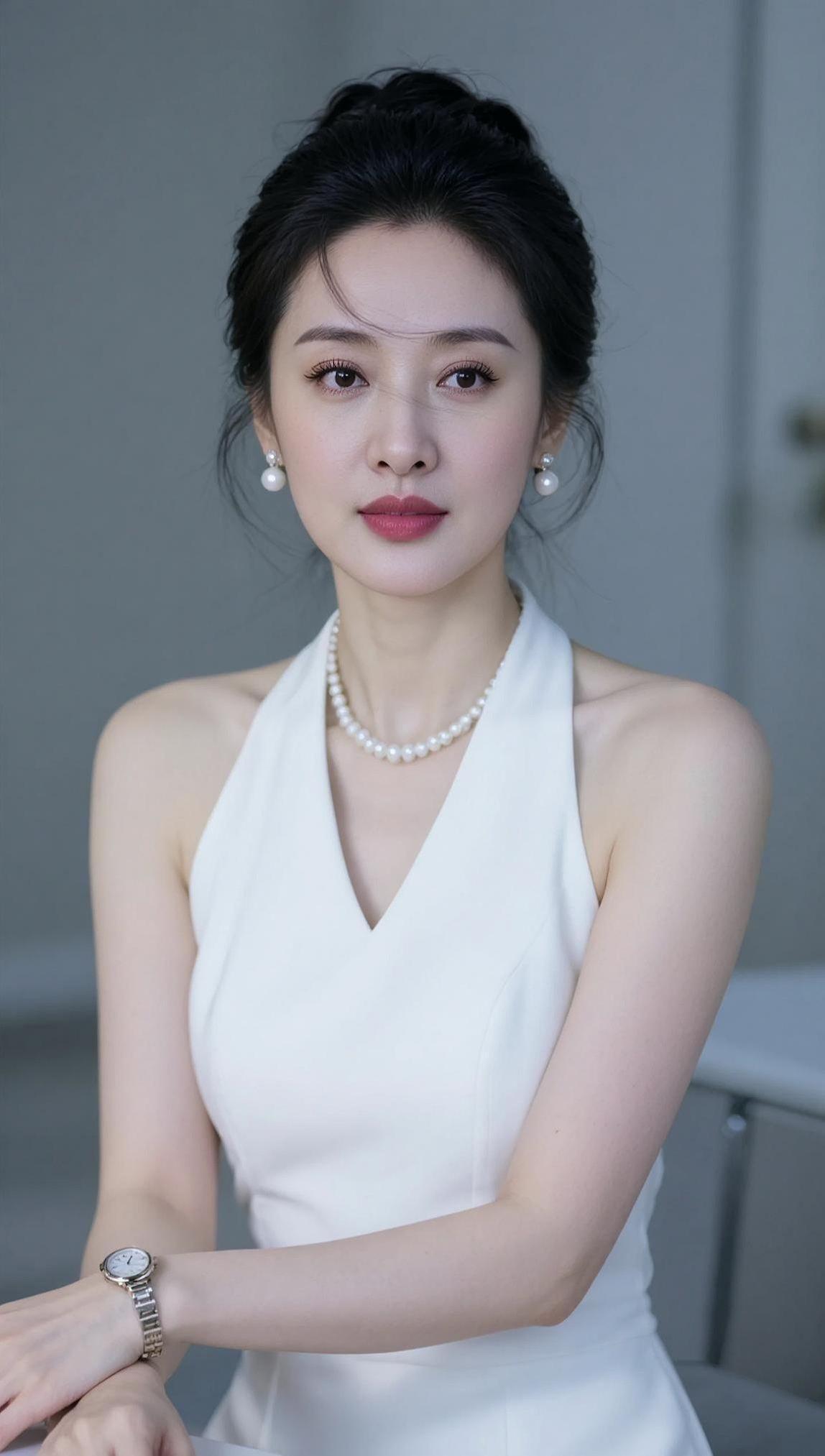 AI珍珠优雅写真 抖音ai创作 霏常女神季 晒出你的ai写真集 我的魅力不止一面