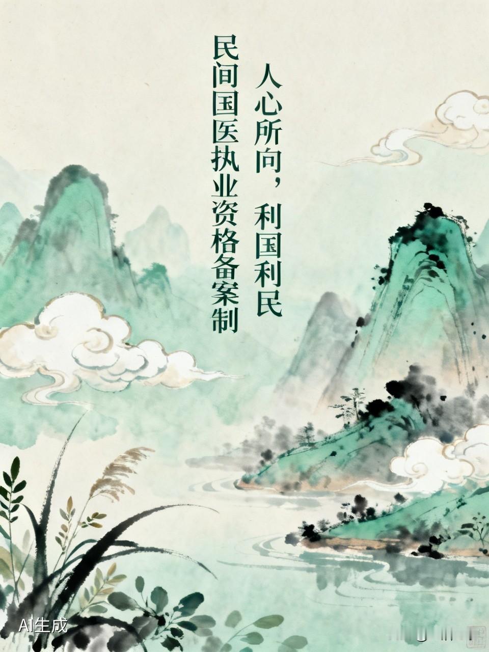 民间国医执业资格备案制绝对是人心所向，利国利民！以前民间中医开诊所，审批流程又多