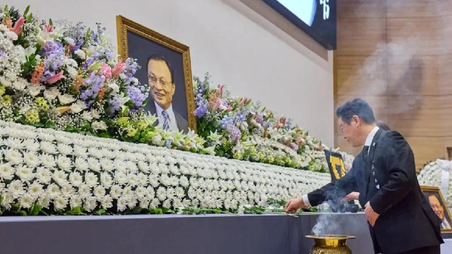 韩国总统李在明和夫人出席已故李海瓒第36届国务总理的告别仪式（国会议员会馆大礼堂