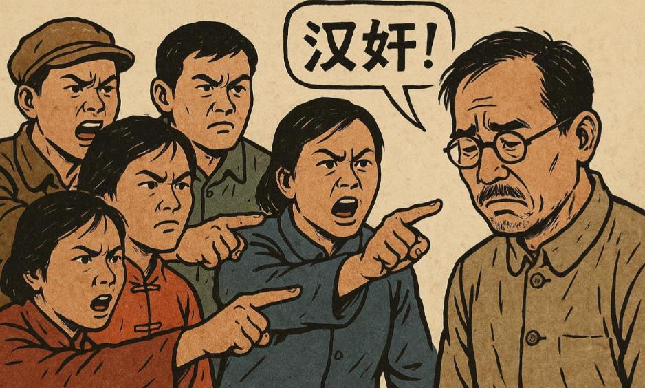 真特么讽刺。当年给鬼子带路、害死 200 多条人命的汉奸，他亲孙子现在居然成了大