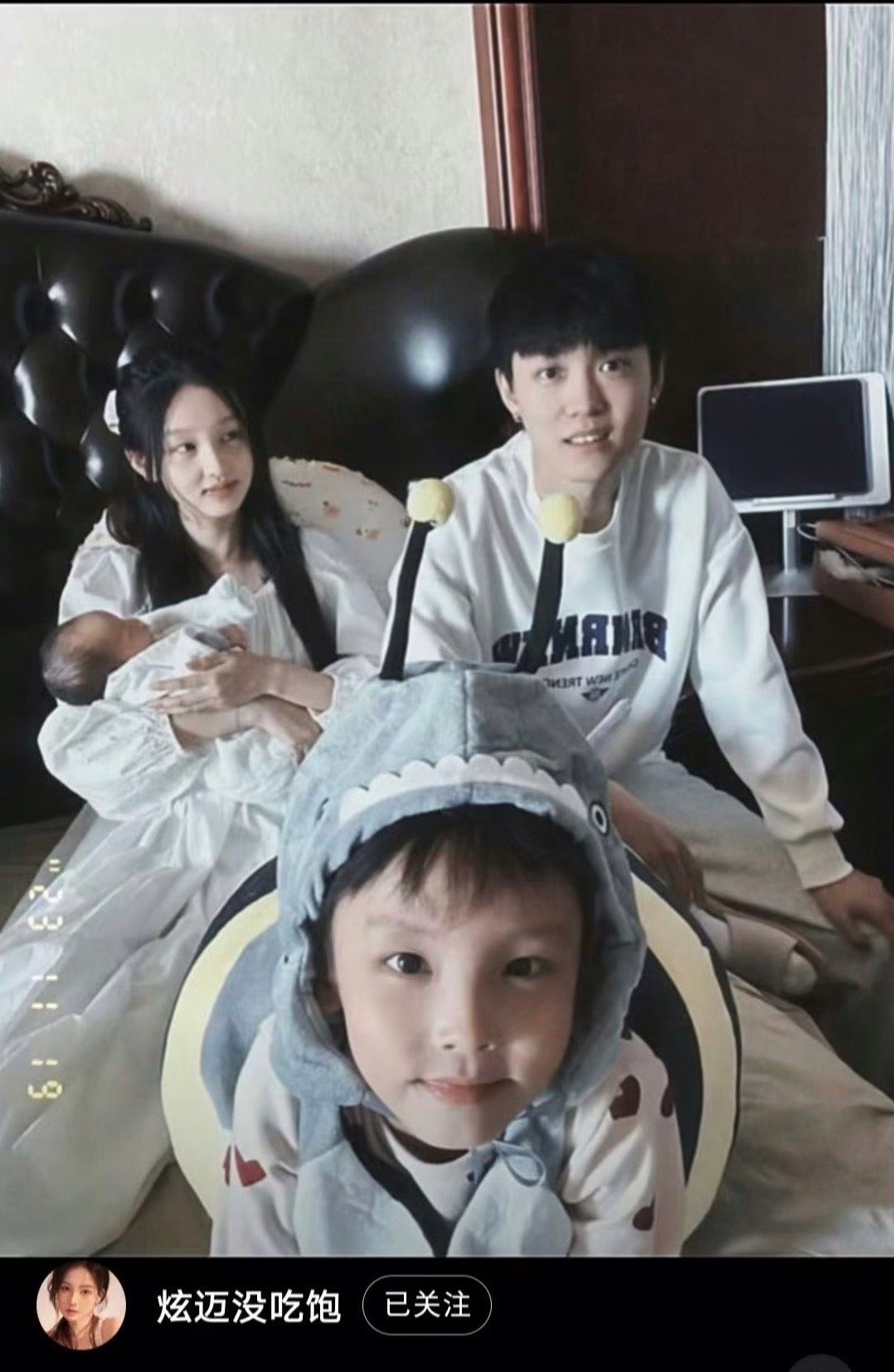 #炫迈二胎生子#从此就是一家四口 恭喜 ​​​