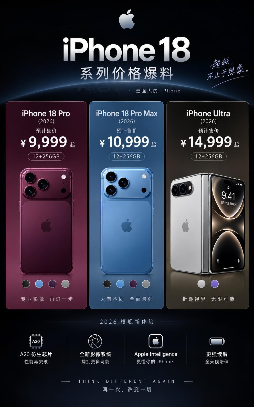 iPhone 18最终定价曝光？这个涨幅确实没想到

9月5日海外运营商沃达丰泄