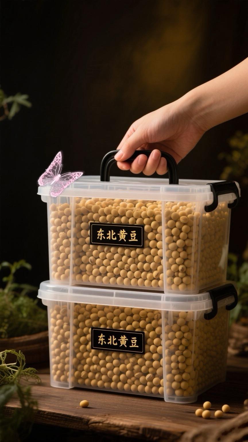 必入！五斤装东北黄豆，满满实在好滋味家人们，别再乱选黄豆啦！瞅瞅咱这五...
