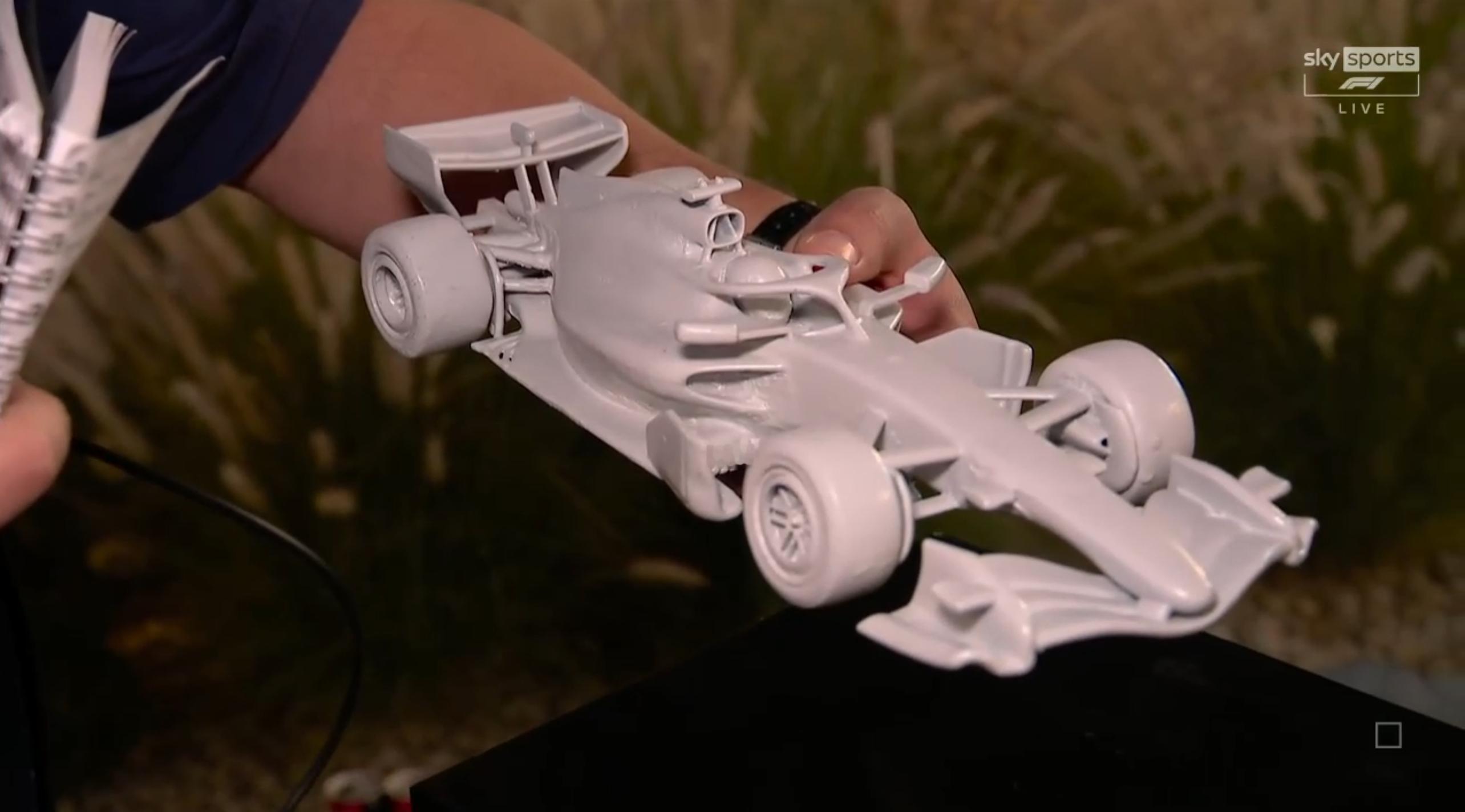 FIA用3D打印的2026赛季赛车模型F12025F1阿布扎比大奖赛