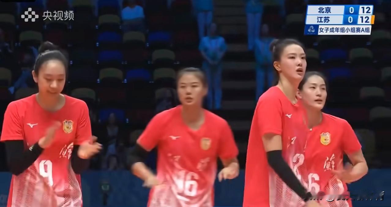 江苏女排真的好强啊！感觉有希望去争夺这届全运会冠军🏆刁琳宇的传球还是一如既往地