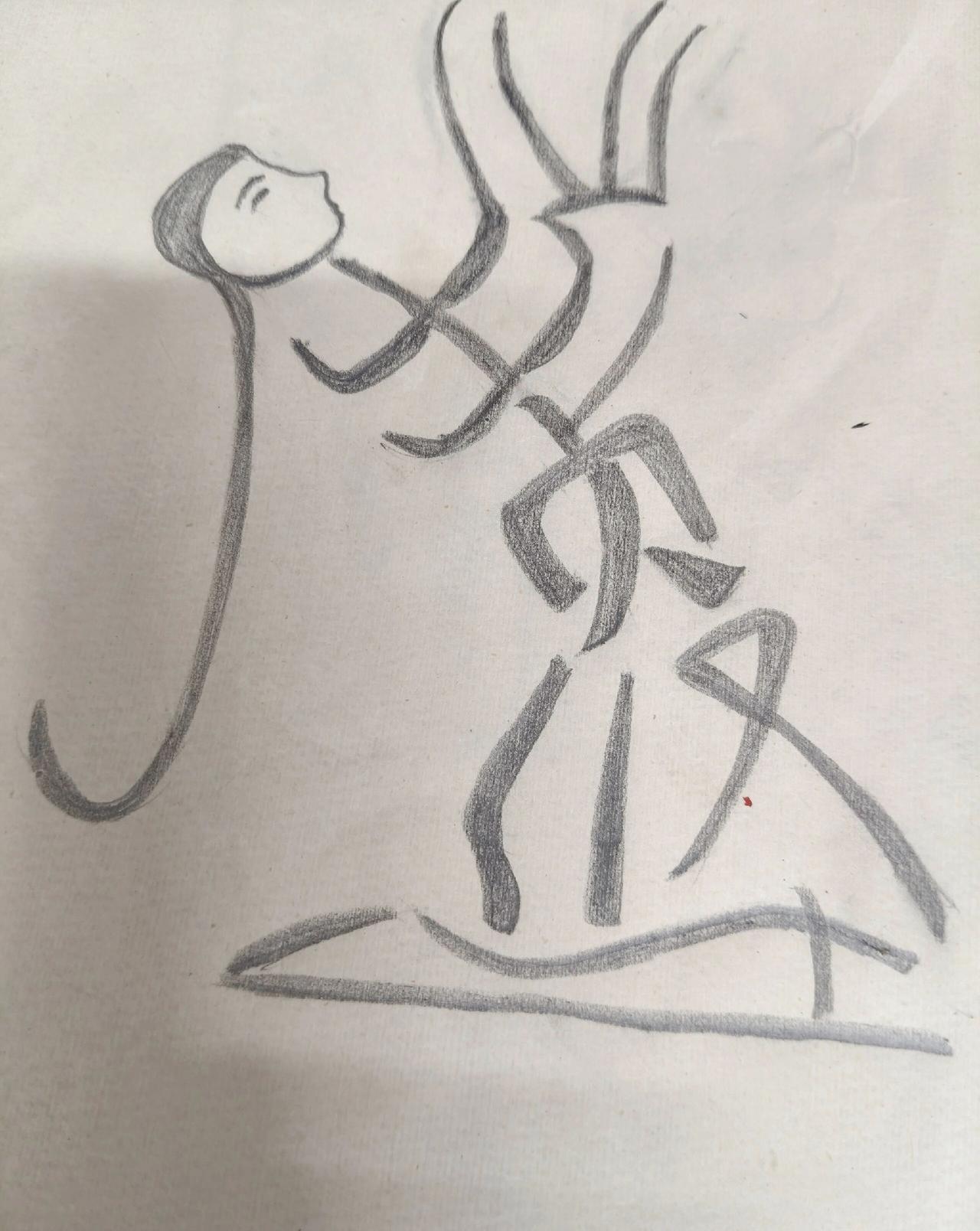 看图辨字，以下这张舞蹈图中您能在30秒钟内辨识出一个很牛的成语？！猜字图片