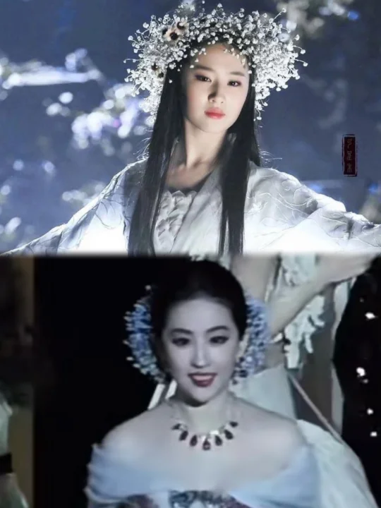 有人懂吗‼️昨晚这个造型简直梦回小龙女🥺