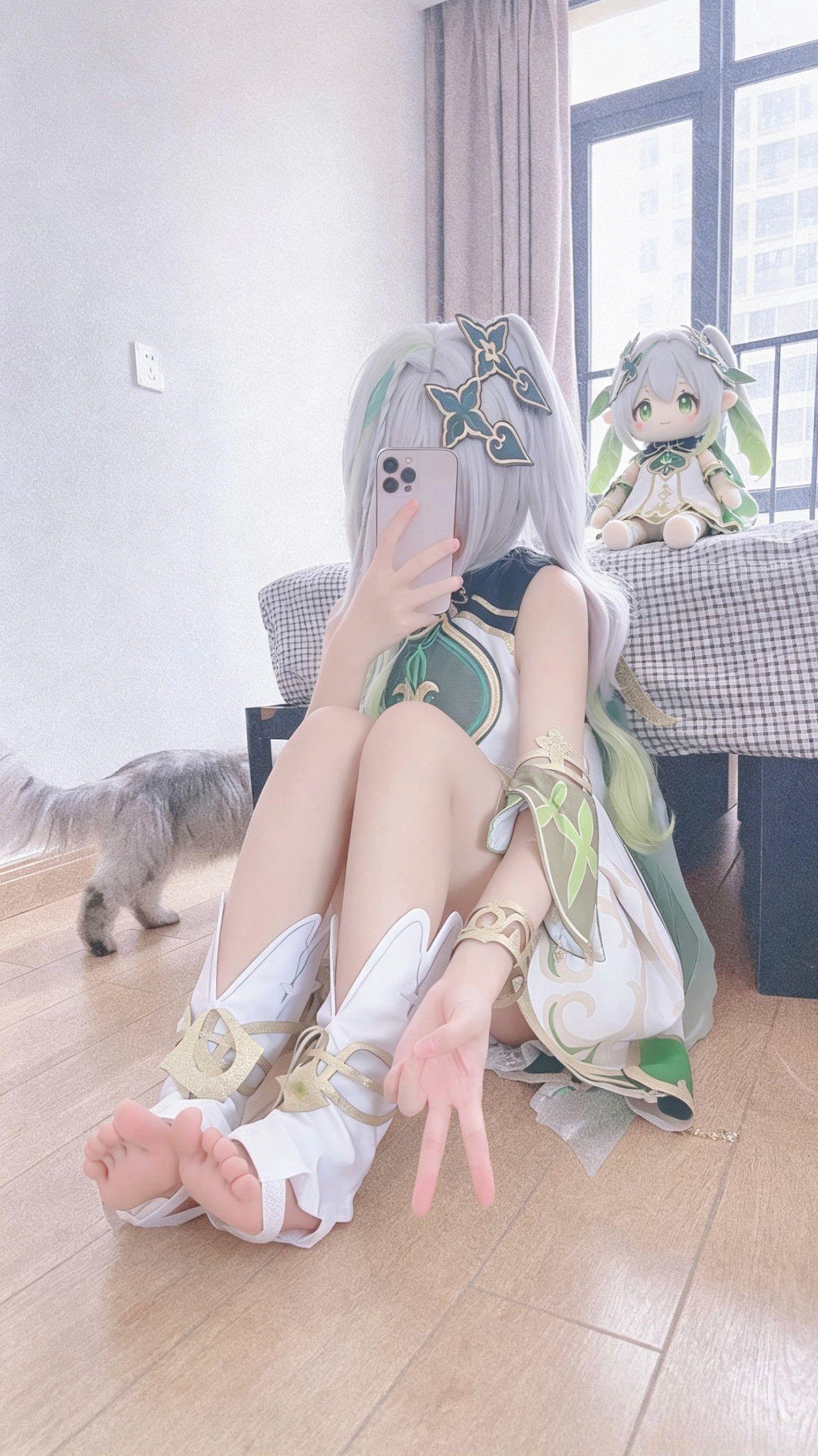 原神。小草神纳西妲cos
