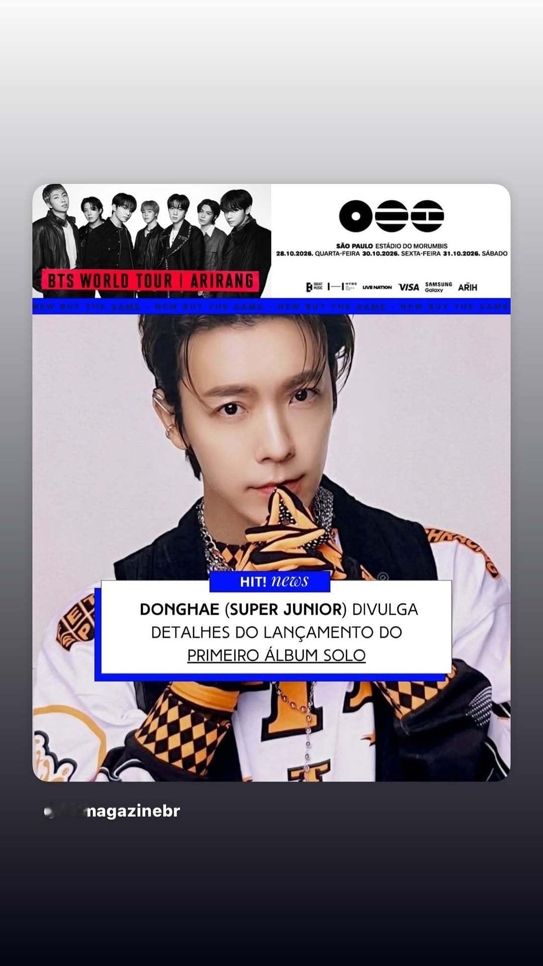 “CB百蓝_。260414李东海 ins story更新： 