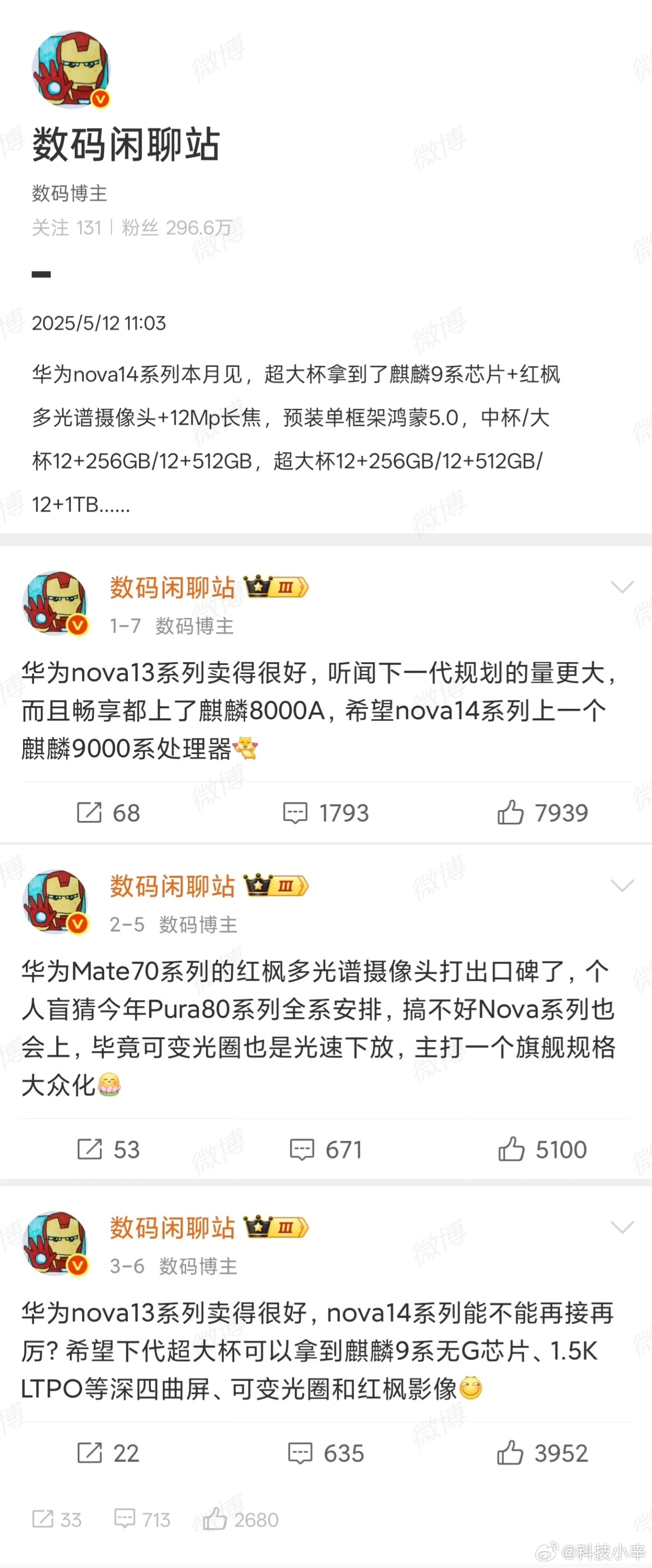 看战哥爆料，华为 nova14 系列都要有红枫多光谱摄像头了，6啊。[哆啦A梦吃