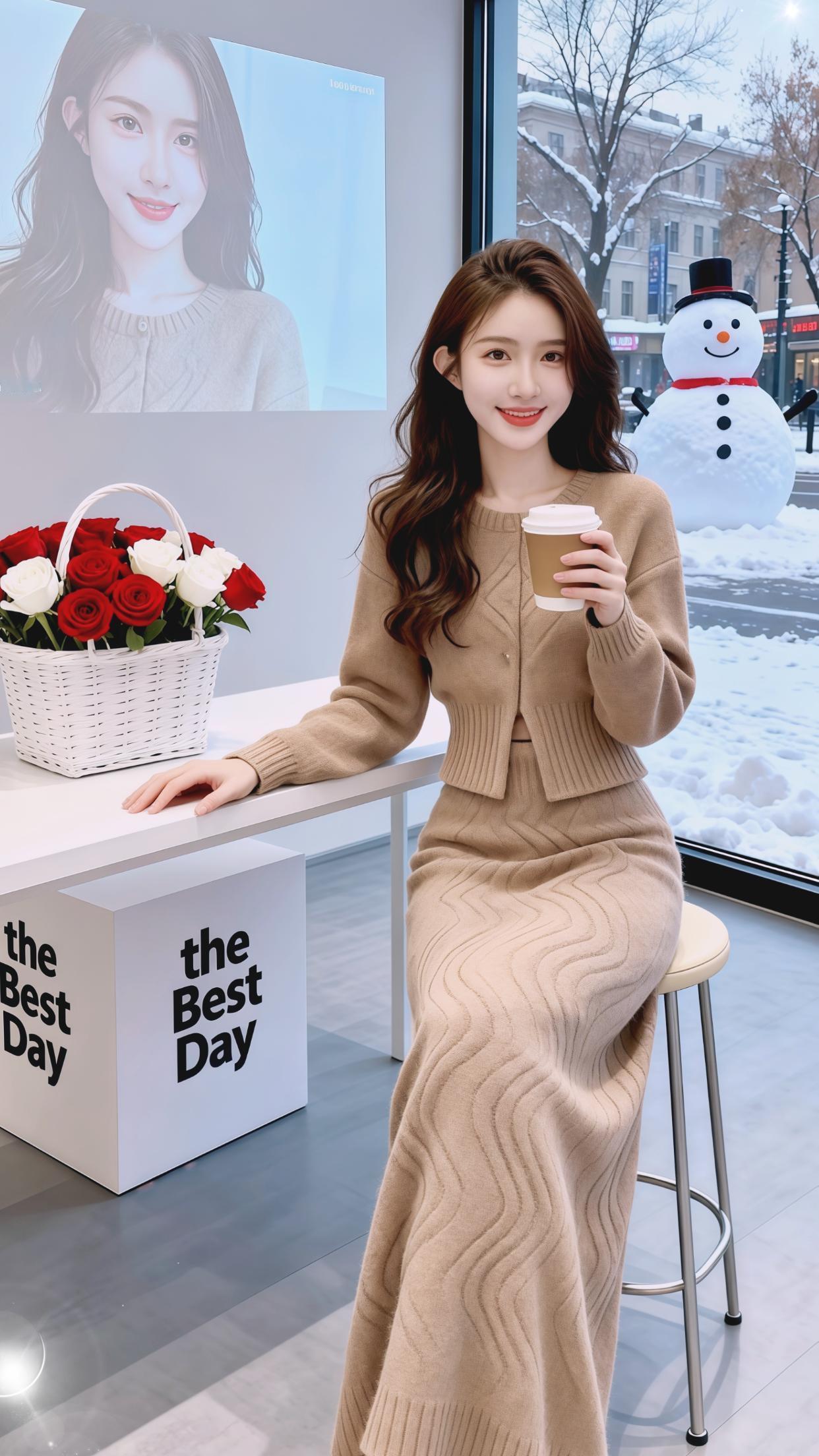 女装 法式 套装两件套 时尚 穿搭