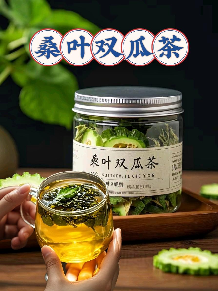 桑叶双瓜茶。于品味间，领略养生之趣，感受自然馈赠。