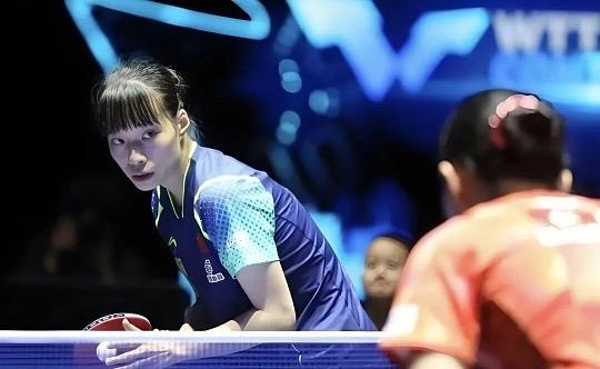 国乒石洵瑶曾3-1战胜张本美和，比分胶着状态。
2026重庆冠军赛，陈幸同不敌队