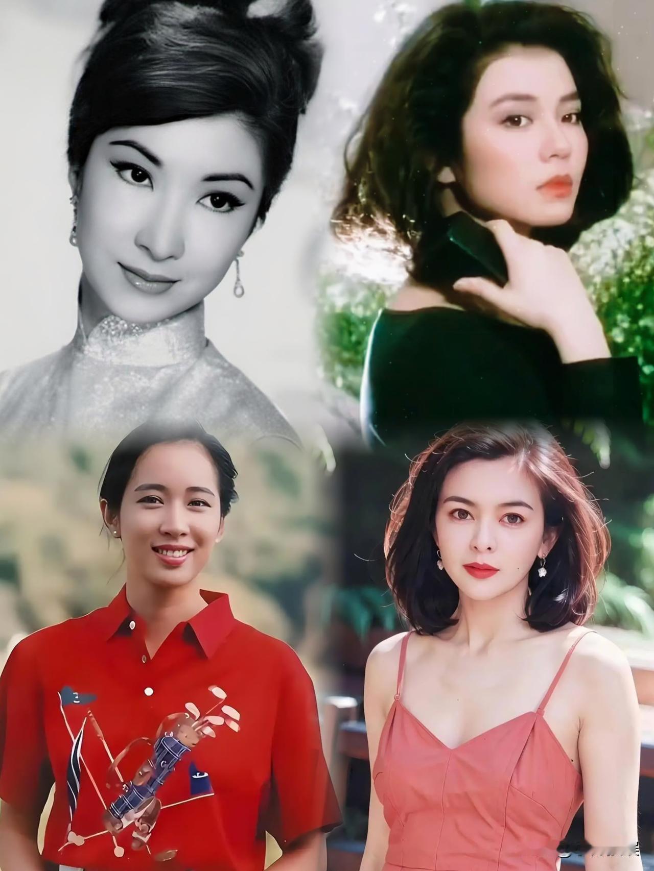 香港娱乐圈不同年代的第一美女：

60年代：乐蒂
乐蒂是古典美人的天花板，是60