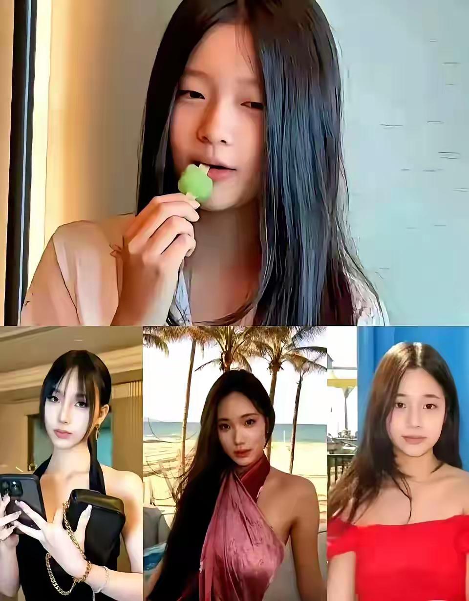 大S的女儿和小S的三个女儿气质真的是相差好远。完全不一样，路线和风格都不同。成长