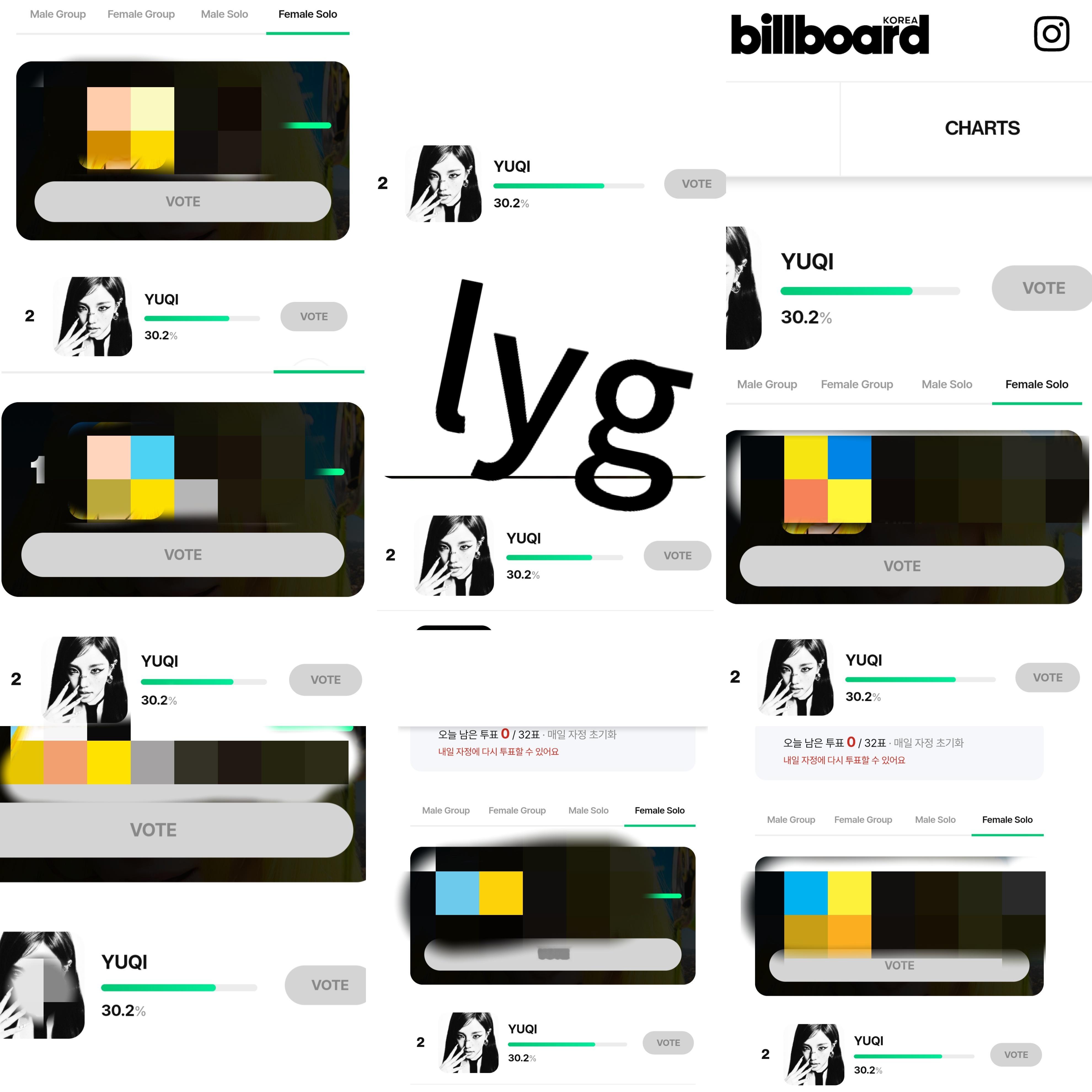 每天晚上23:00billboard网站投票次数重置，一号一天32票，真的很丝滑