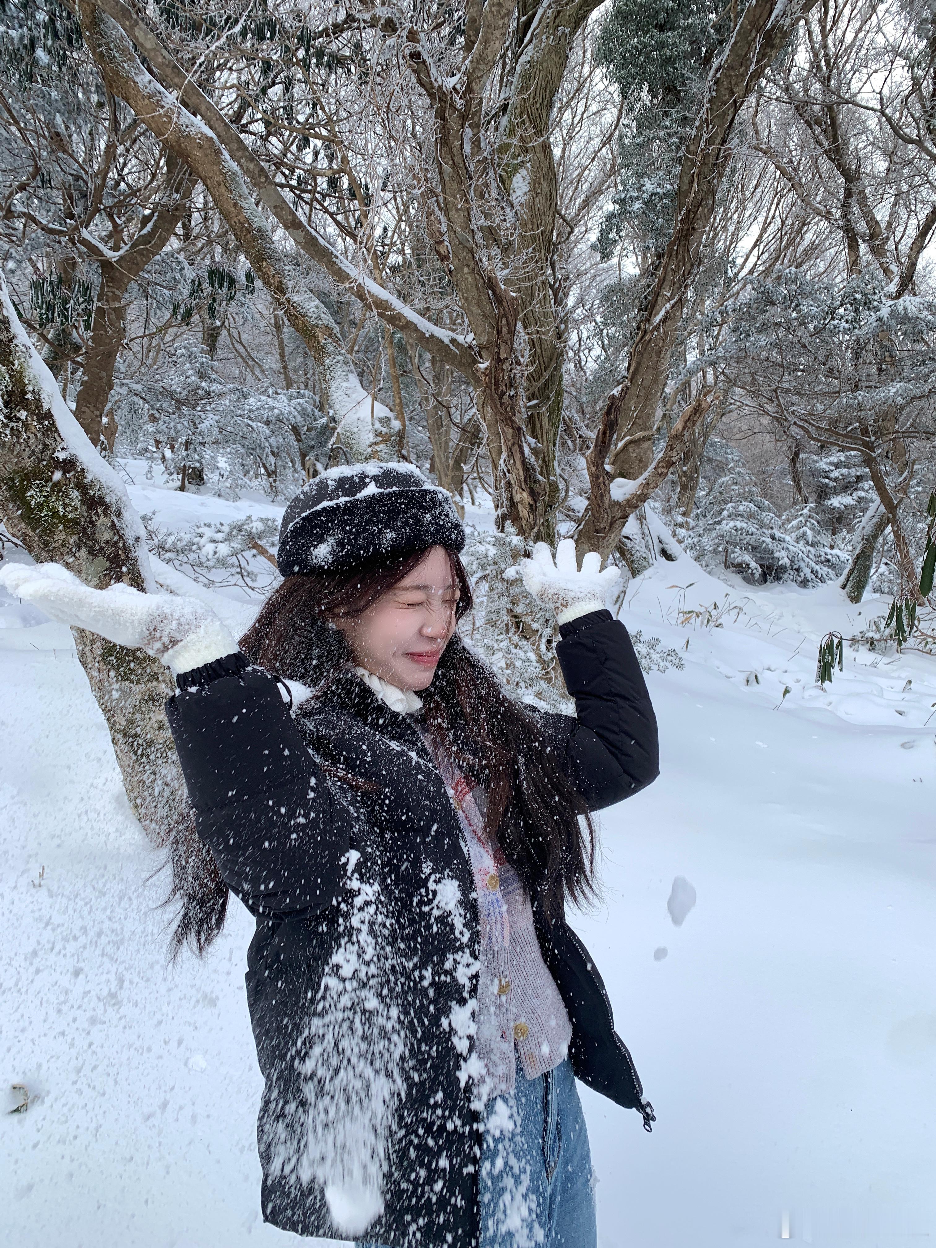 2025年在韩国看到了初雪📓♡❕  