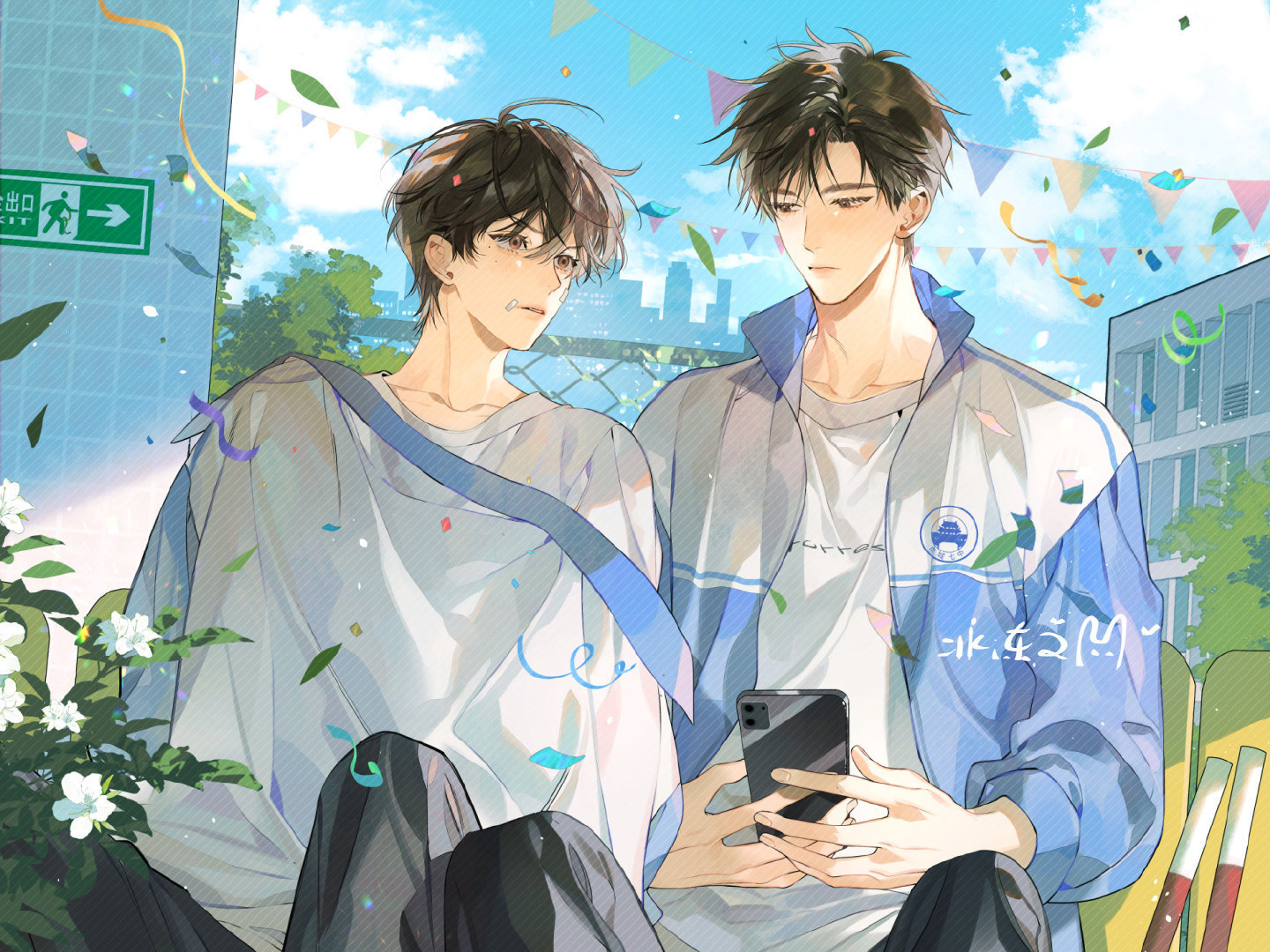 冰冻文画的放学等我超级好看ଘ(੭ˊᵕˋ)੭* ੈ✩陈景深生日快乐哈 
